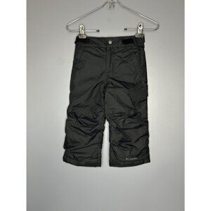 Columbia Snow Pants Toddler 3T Black Grow System Fleece Lined Winter Ski Outdoor